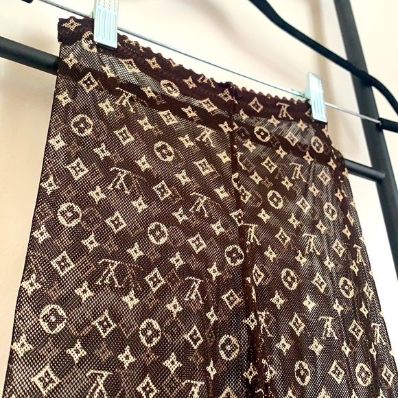 lv monogram tights